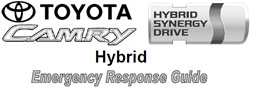 Toyota Camry Hybrid Vehicle Emergency Response Guide